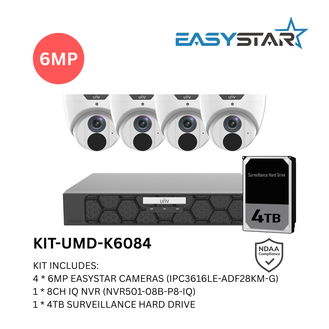 UNV 6MP 8CH UMD KIT