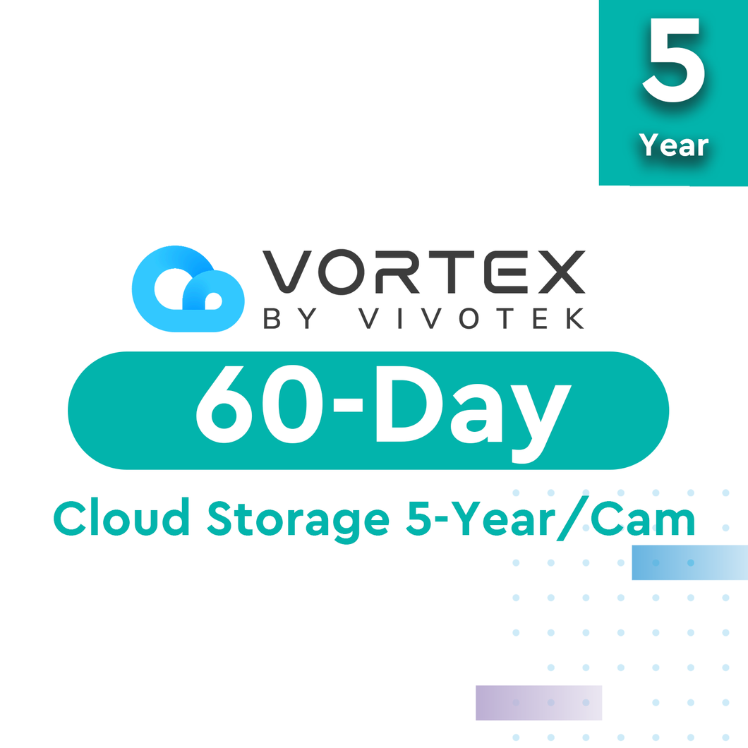 VORTEX 60-D CLOUD STORAGE 5-YEAR