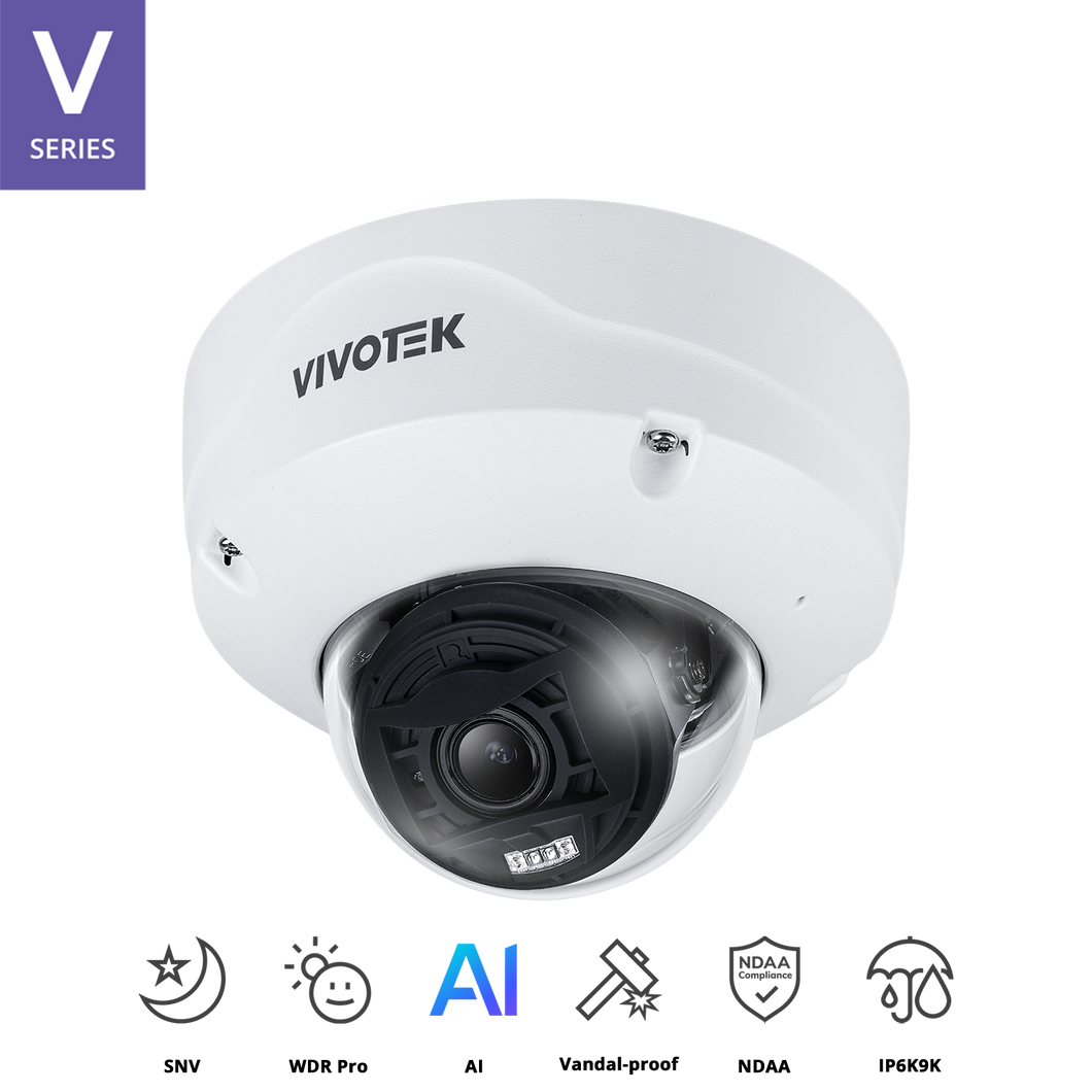 VIVOTEK 5MP MOTORISED DOME CAMERA