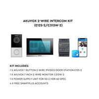 AKUVOX 2-WIRE INTERCOM KIT(E12S-2/C313W-2)
