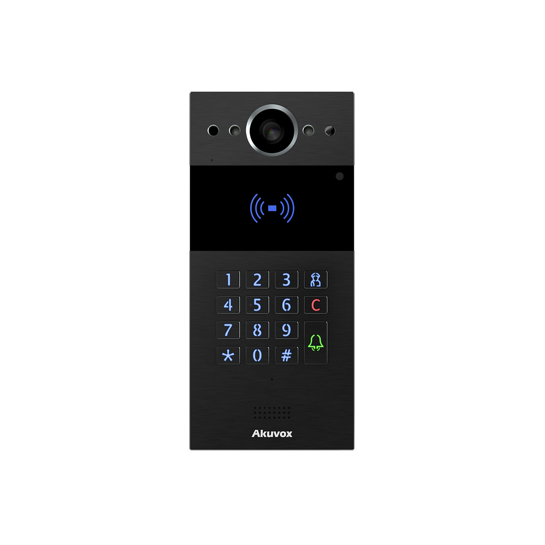 AKUVOX KEYPAD IP VIDEO DOOR PHONE BLACK