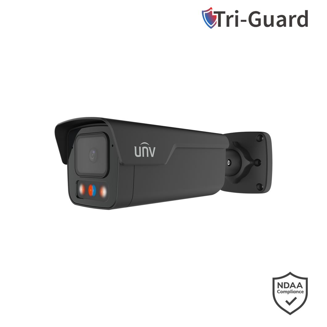UNV 8MP Triguard Fixed Bullet Network Camera BLACK