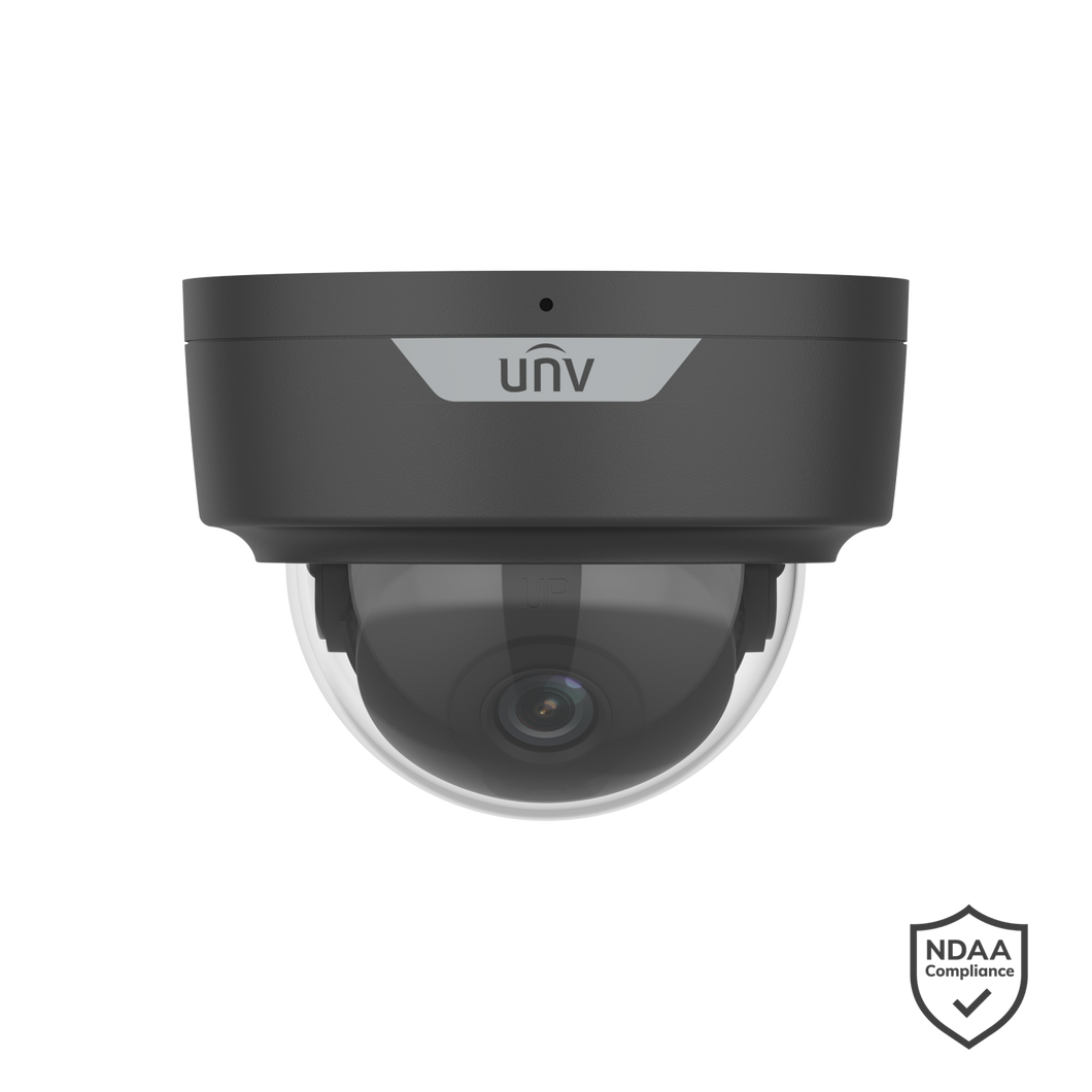 UNV 8MP FIXED IR DOME CAMERA BLACK