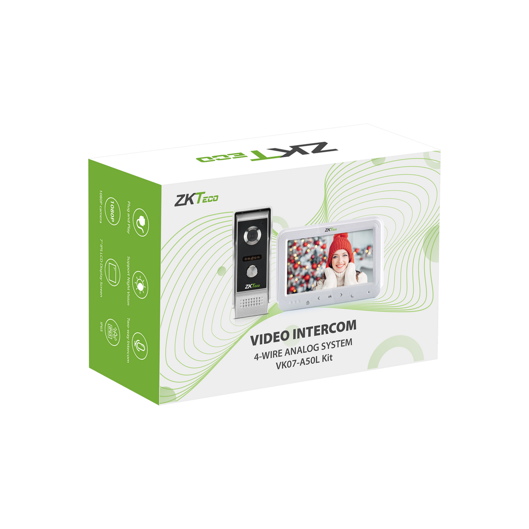ZKTECO 4-WIRE INTERCOM KIT