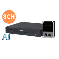 DAHUA 8CH NVR WITH 4TB HDD