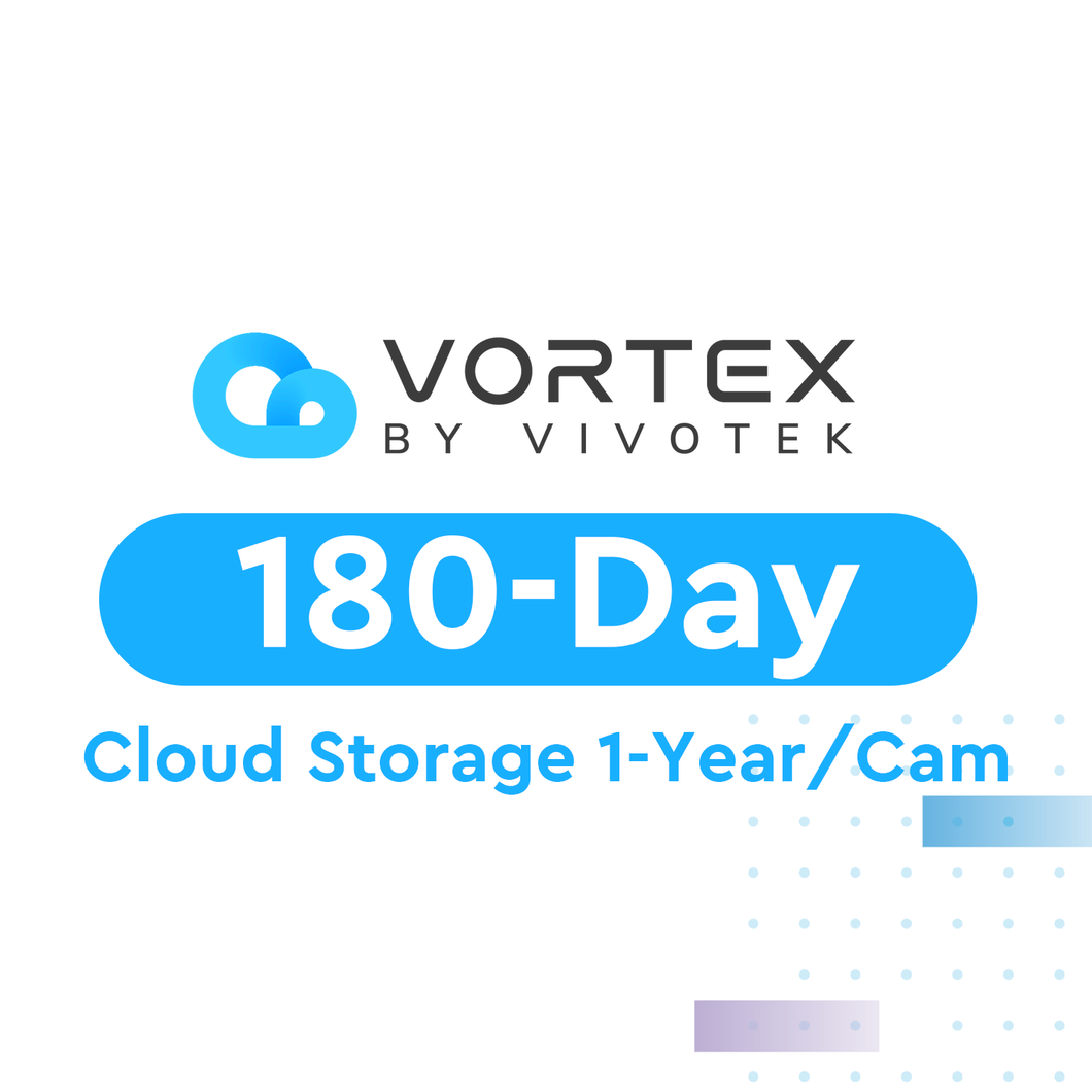 VORTEX 180-D CLOUD STORAGE 1-YEAR
