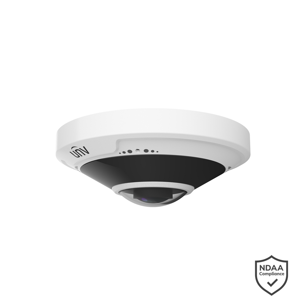 12MP OmniView Fixed IR Fisheye Network Camera