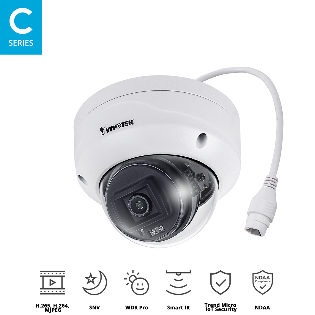 VIVOTEK 5MP FIXED DOME CAMERA