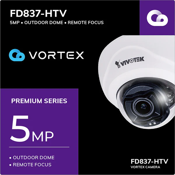 VIVOTEK VORTEX 5MP MOTORISED DOME CAMERA