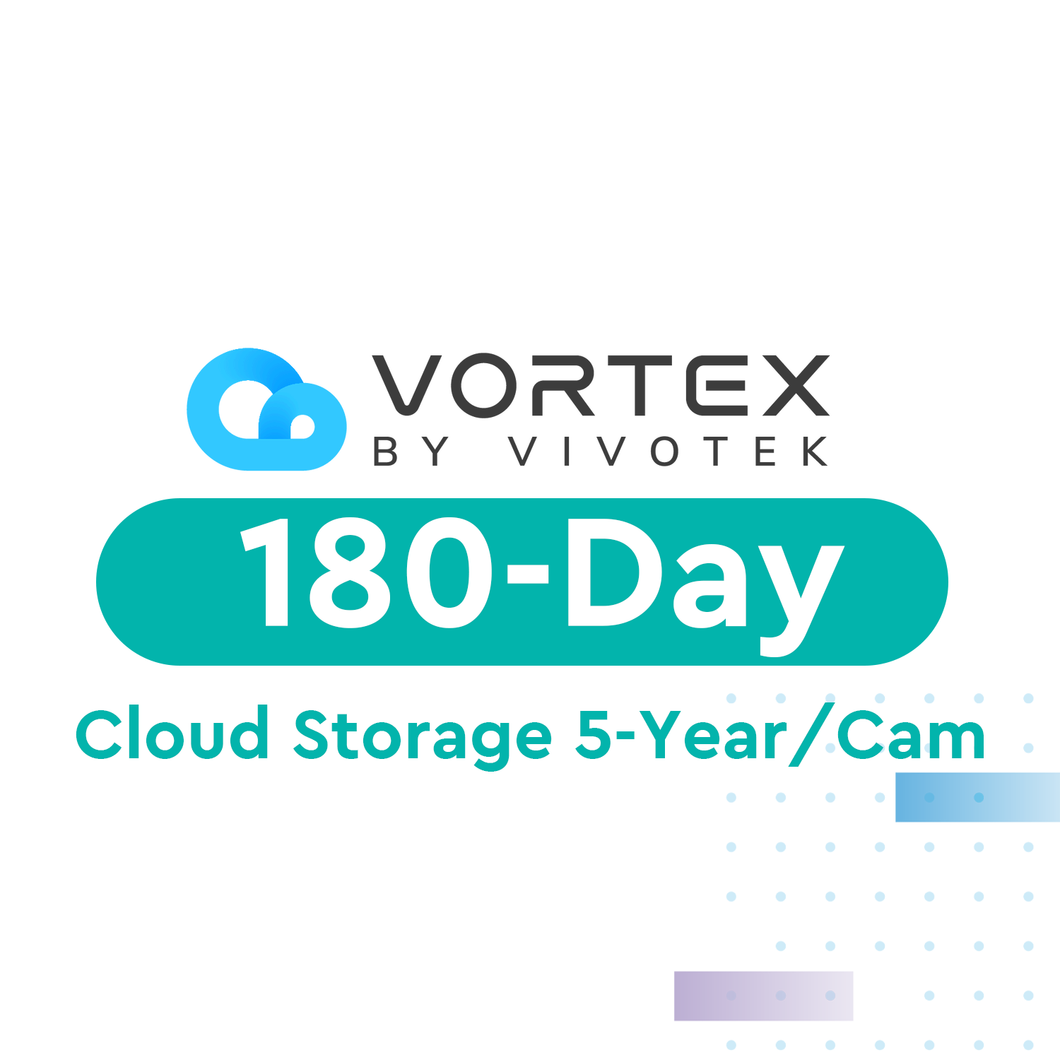 VORTEX 180-D CLOUD STORAGE 5-YEAR