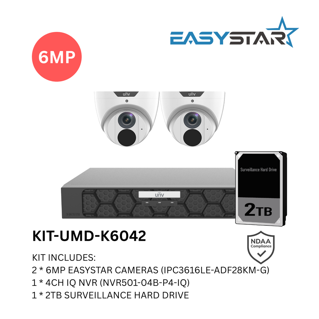 UNV 6MP 4CH UMD KIT