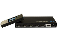 Load image into Gallery viewer, 5 IN 1 OUT HDMI SWITCHER
