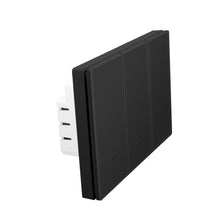 Load image into Gallery viewer, Akubela 3 Gang Black Smart Switch
