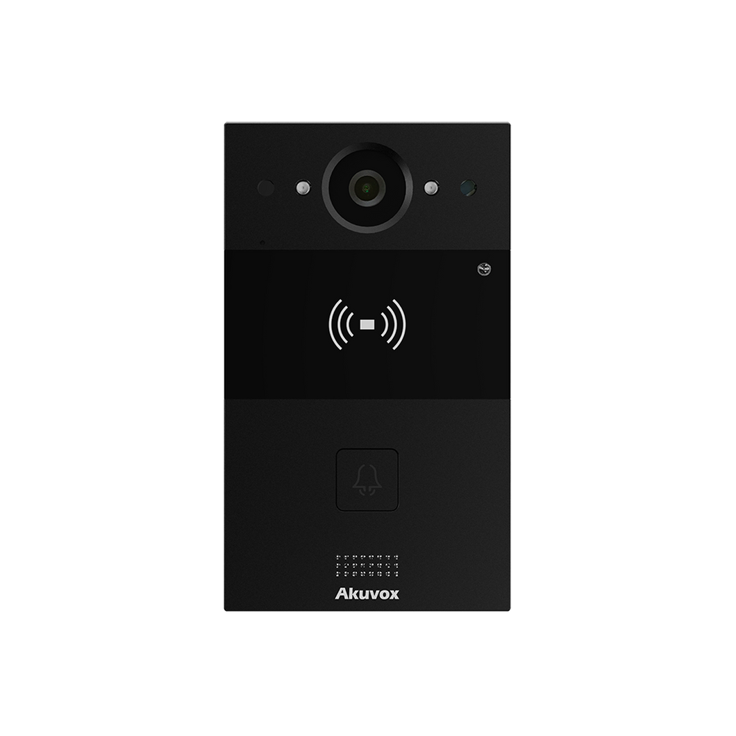 Akuvox 1 BUTTON IP BLACK VIDEO DOOR PHONE