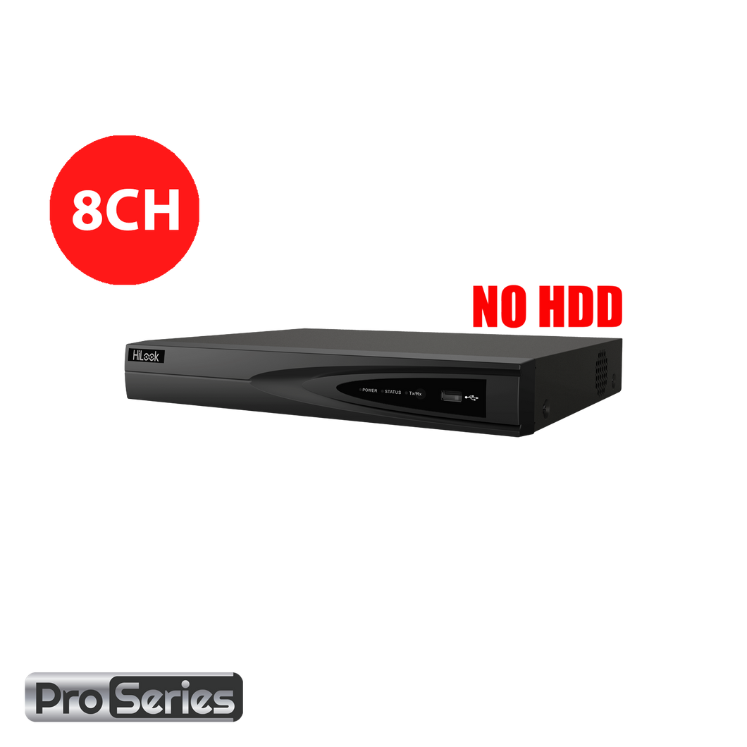 HILOOK 8CH NVR WITHOUT HDD