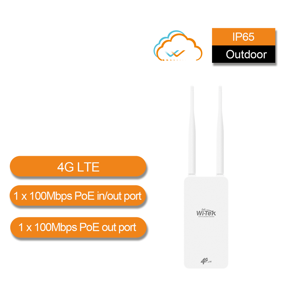 WI-TEK 4G WI-FI AND WIRED NETWORK ROUTER