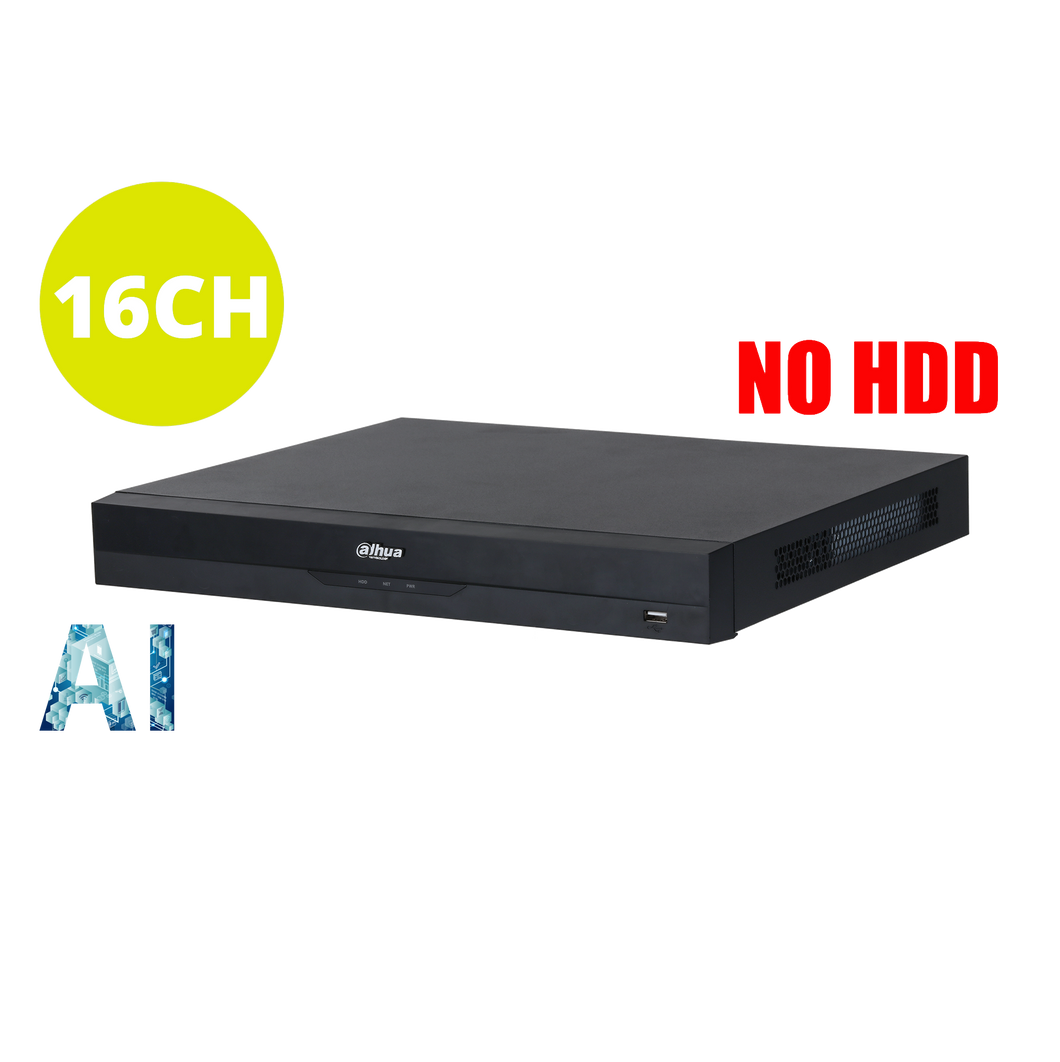 DAHUA 16CH NVR WITHOUT HDD
