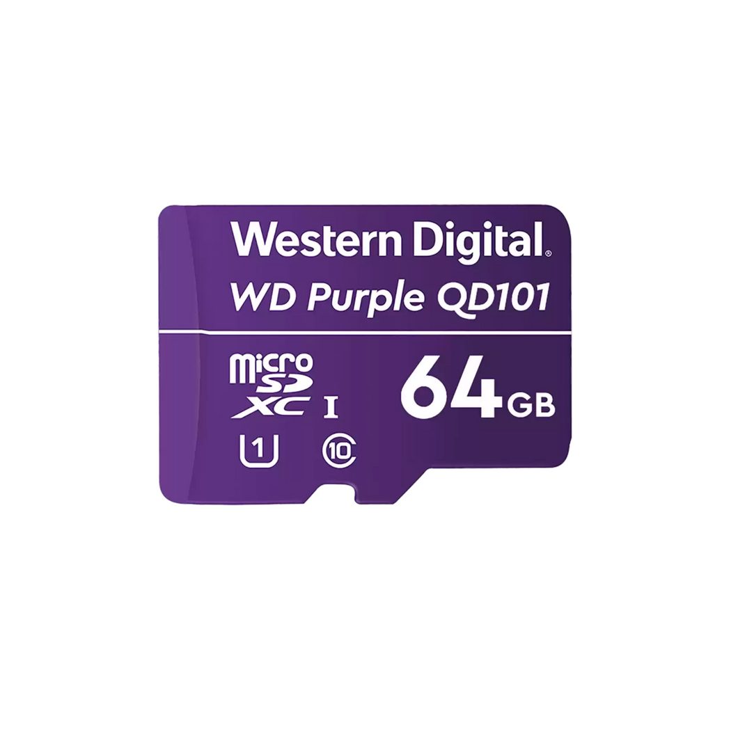 WD PURPLE SD CARD, 64GB