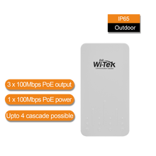 Load image into Gallery viewer, WI-TEK 3POE OUTPUT 1POE INPUT POE EXTENDER
