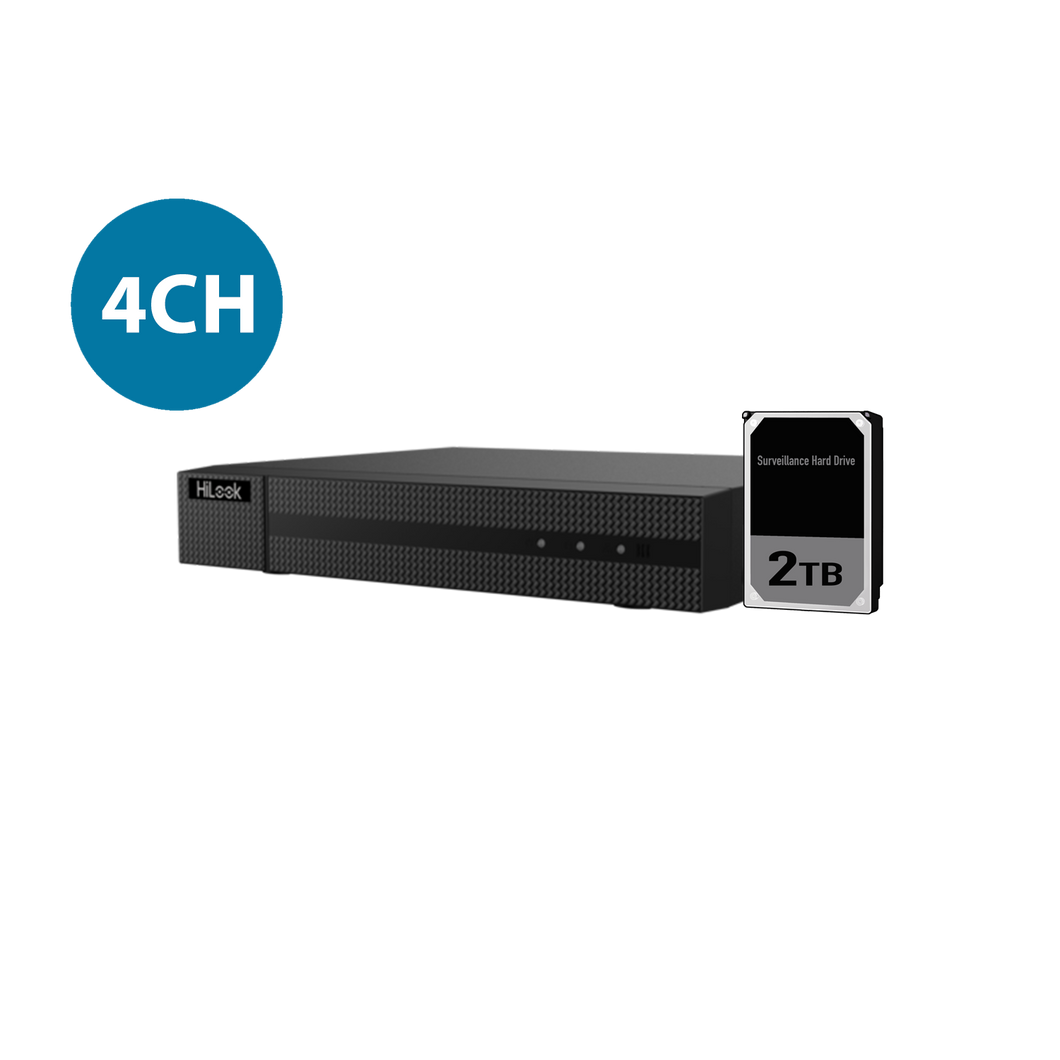 HILOOK 4CH NVR WITH 2TB INSTALLED