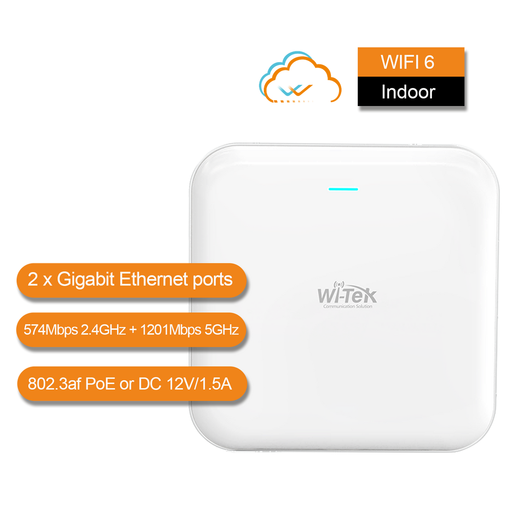 WI-TEK WI-FI 6 CEILING MOUNT ACCESS POINT V2