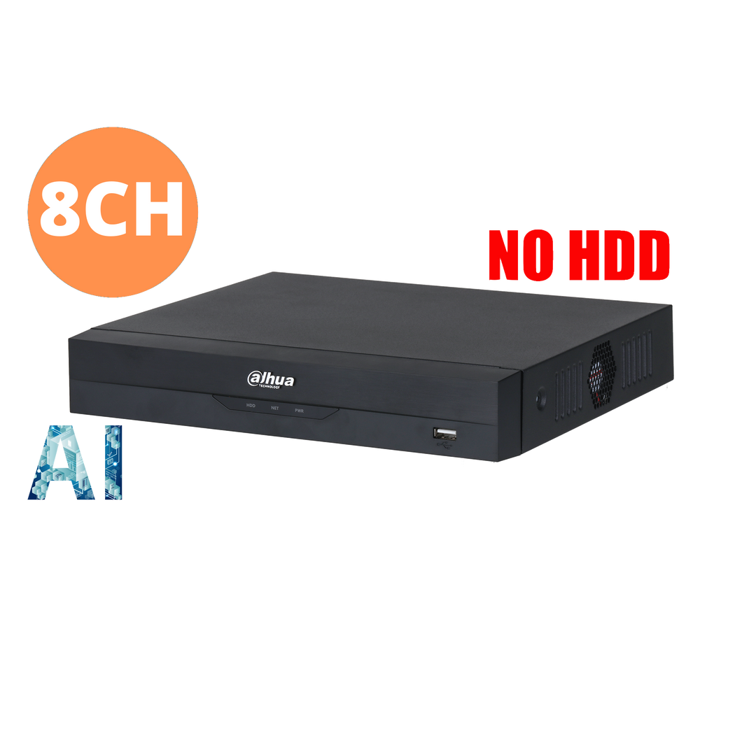 DAHUA 8CH NVR WITHOUT HDD