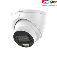 DAHUA 5MP WIZCOLOR TURRET FIXED CAMERA WHITE