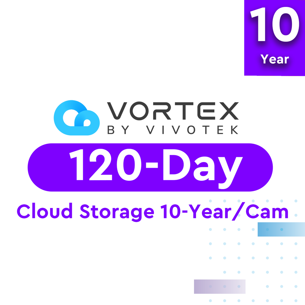 VORTEX 120-D CLOUD STORAGE 10-YEAR