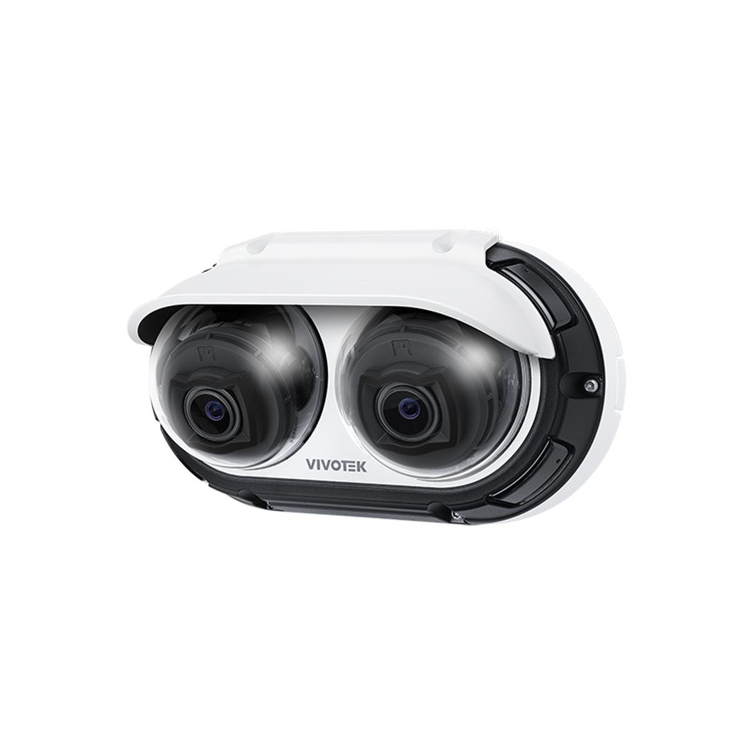 Vivotek 5MP x 2CH Dual-Directional Panoramic AI Camera