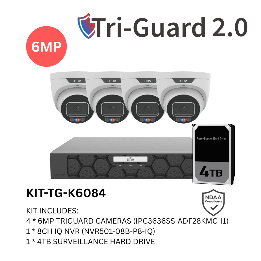 UNV 6MP 8CH TRIGUARD KIT