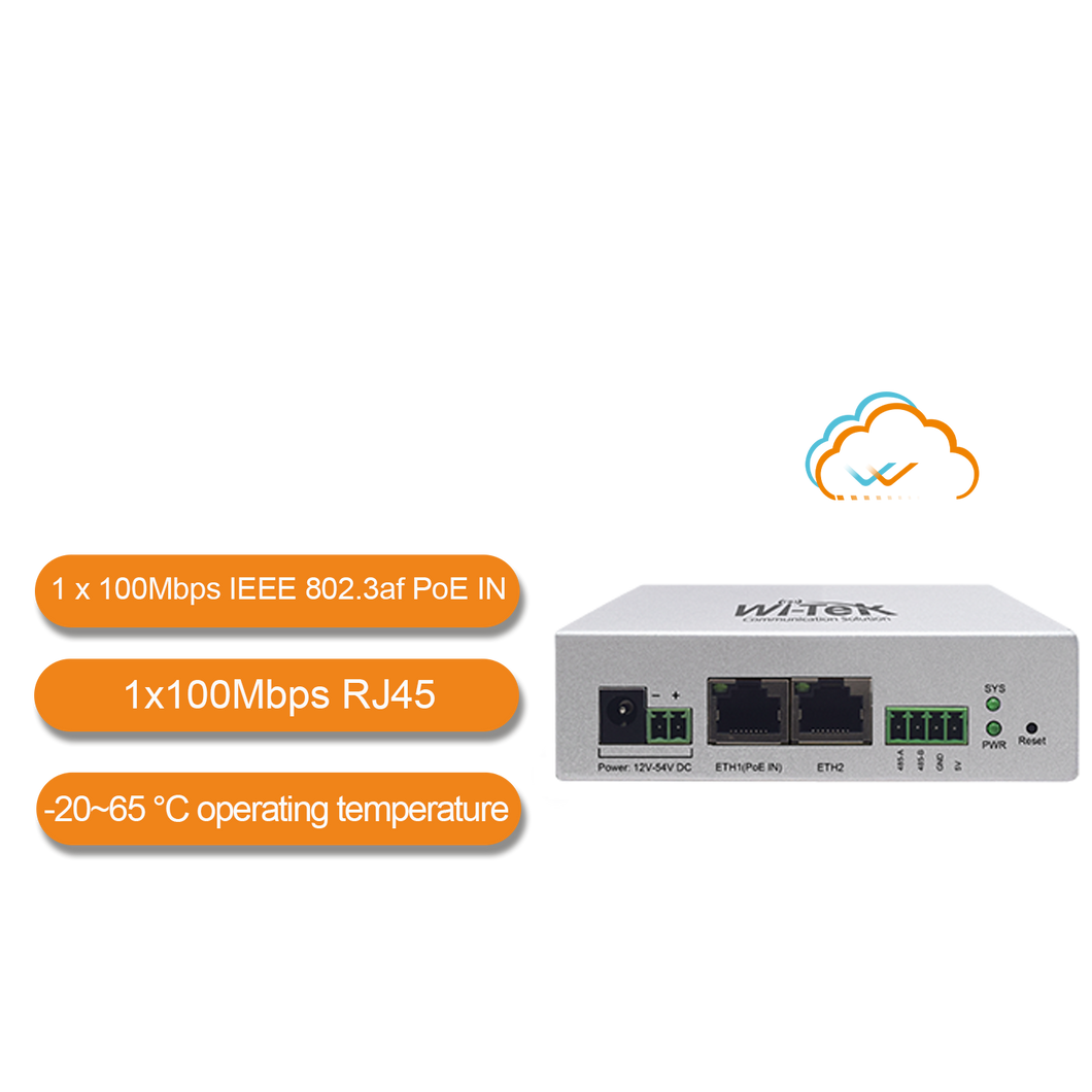 WI-TEK CLOUD CONTROLLER FOR SOLAR UPS POE SWITCH