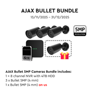 AJAX 8CH NVR 4MM 5MP Bullet Black Kit
