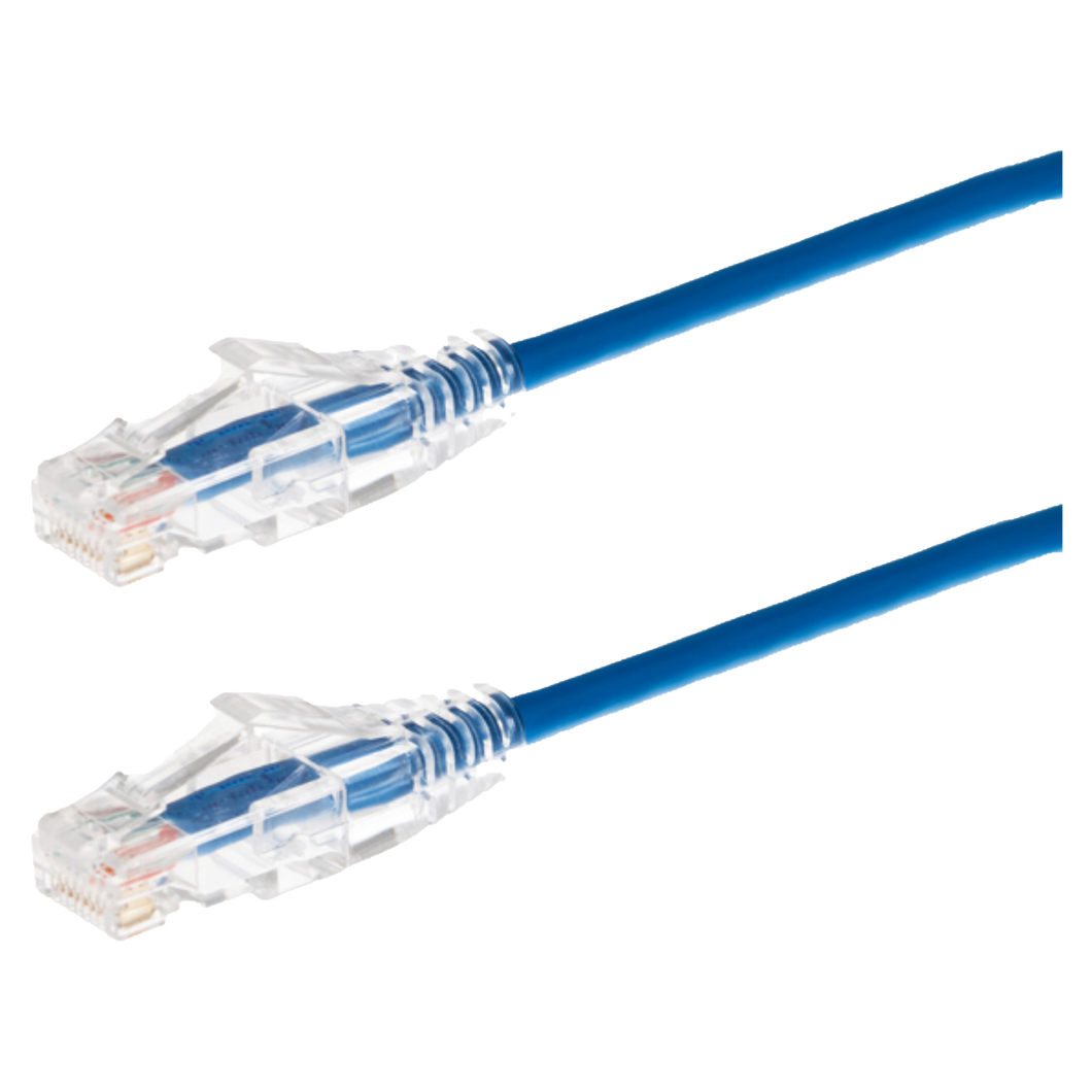 2M CAT6 SLIM PATCH CABLE BLUE