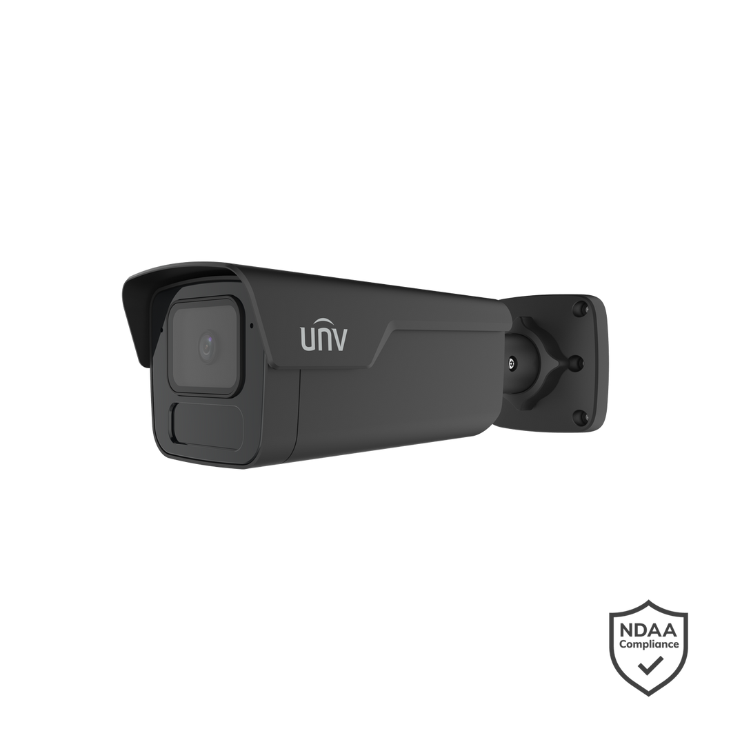 UNV 6MP FIXED IR BULLET CAMERA BLACK