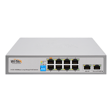 Load image into Gallery viewer, WI-TEK ECONOMIC 8 PORTS POE SWITCH
