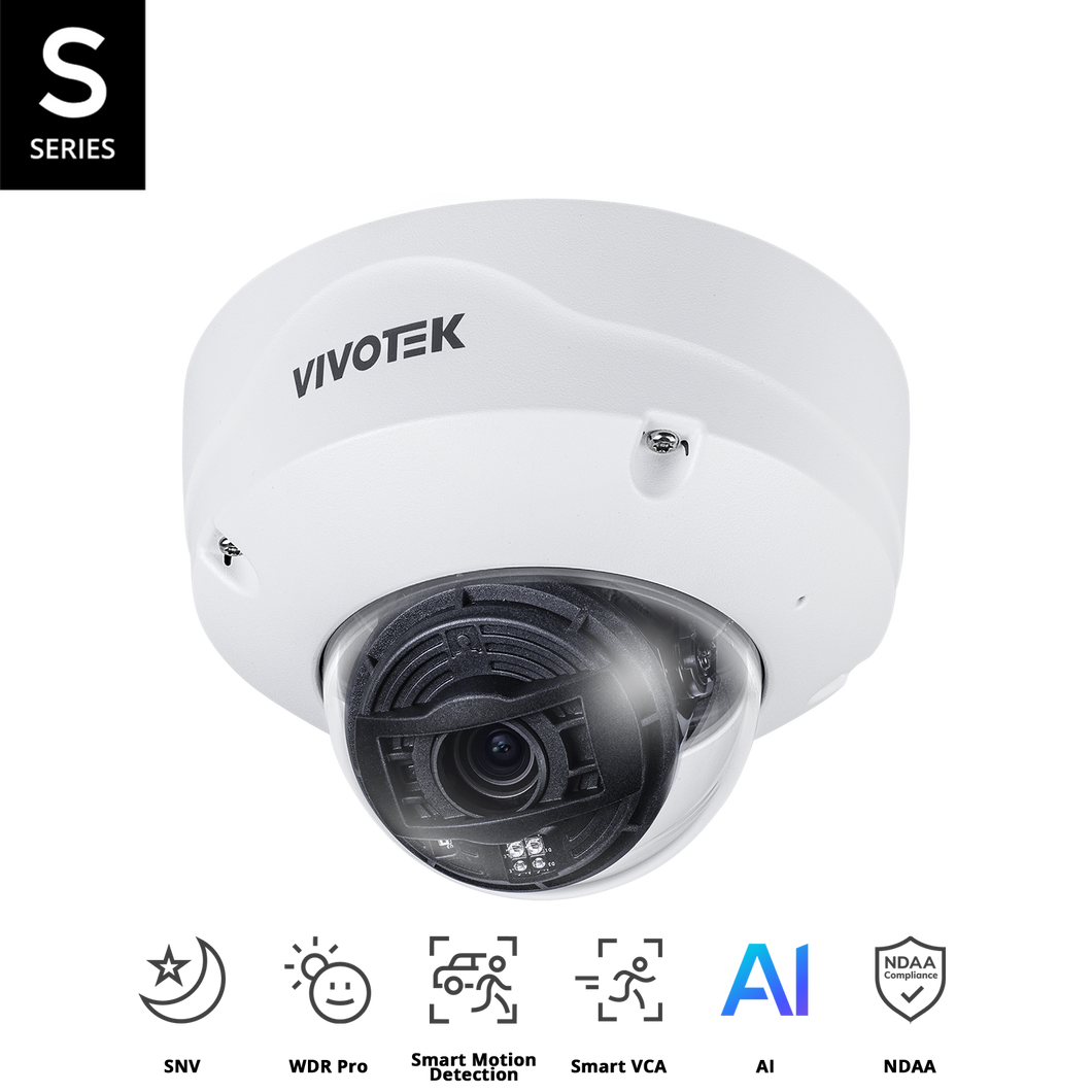 VIVOTEK 8MP MOTORISED DOME CAMERA