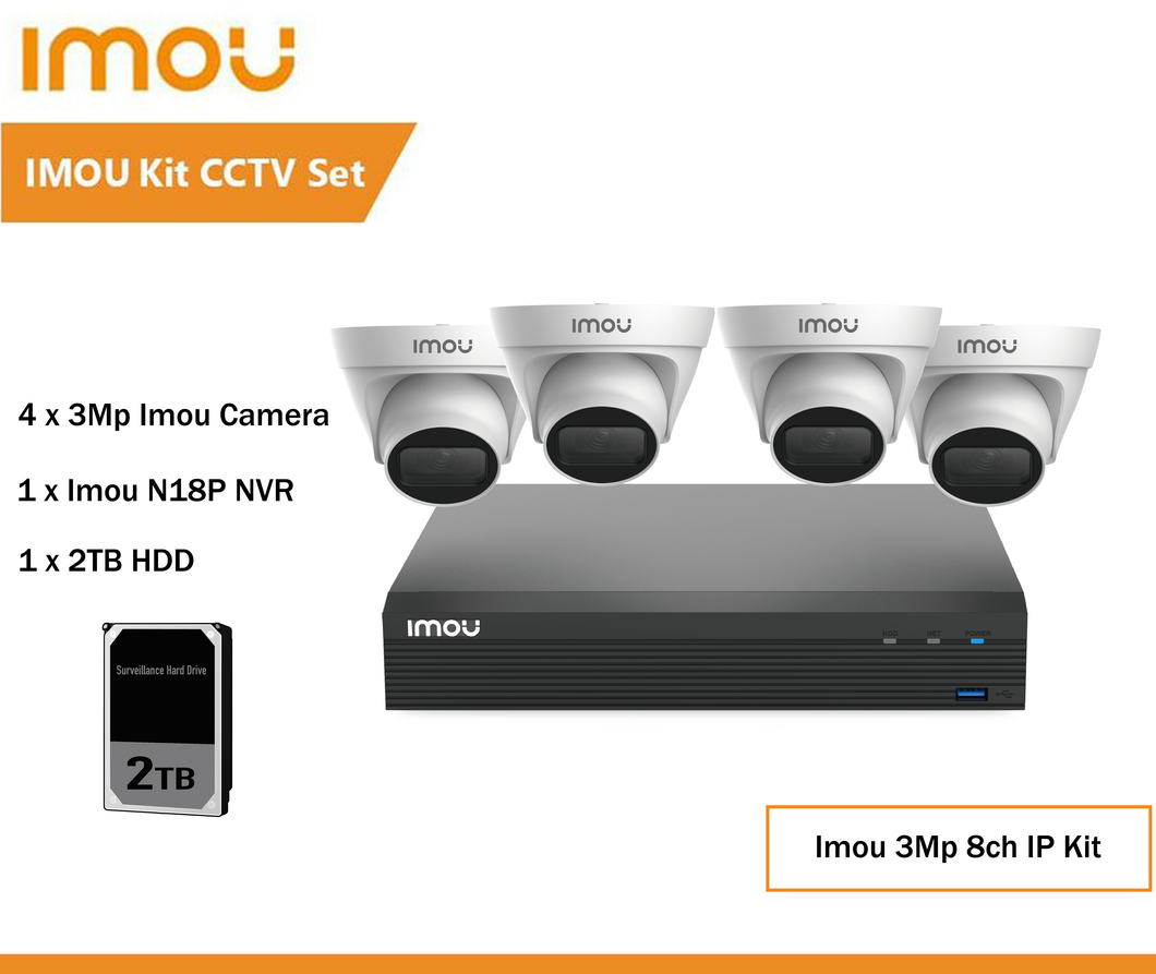 IMOU 3MP 8CH  KIT