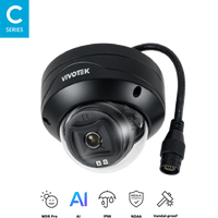 VIVOTEK 5MP FIXED DOME BLACK CAMERA