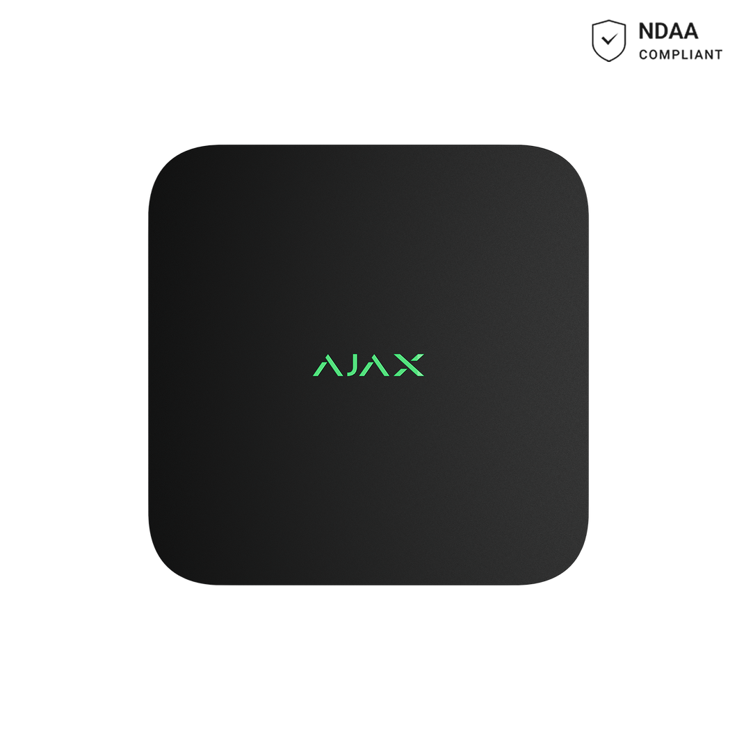 AJAX 8CH BLACK NVR WITHOUT HDD