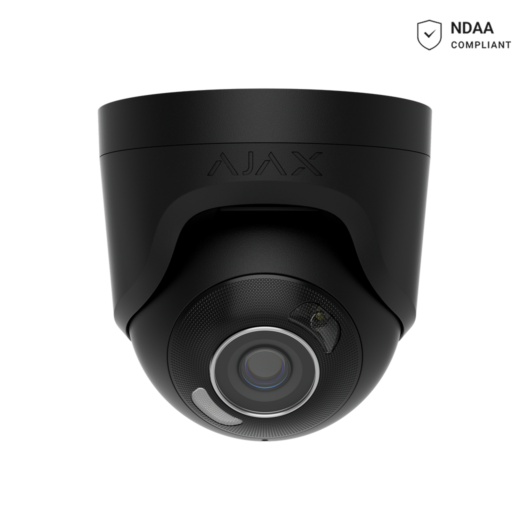 AJAX 8MP 2.8mm TURRET HL CAMERA BLACK