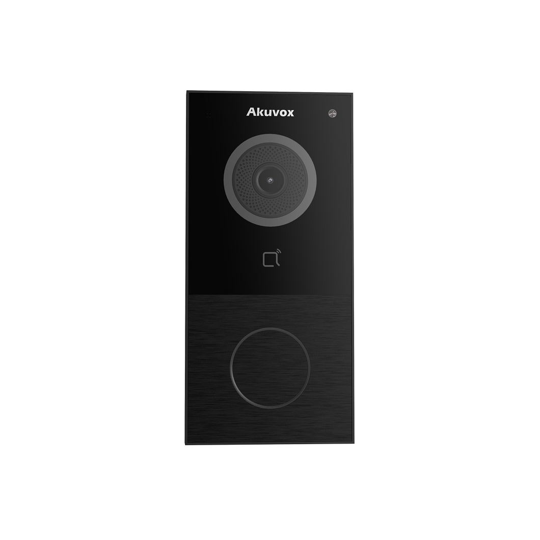 AKUVOX 1 BUTTON WIFI IP VIDEO DOOR PHONE BLACK