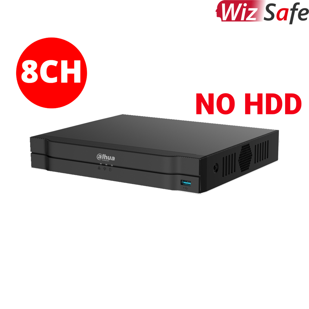 DAHUA WIZSAFE 8CH NVR WITHOUT HDD