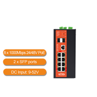 WI-TEK BOOST VOLTAGE DC12V TO 24/48V POE SWITCH