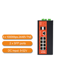 Load image into Gallery viewer, WI-TEK BOOST VOLTAGE DC12V TO 24/48V POE SWITCH
