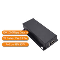 WI-TEK 90W INDUSTRIAL POE INJECTOR