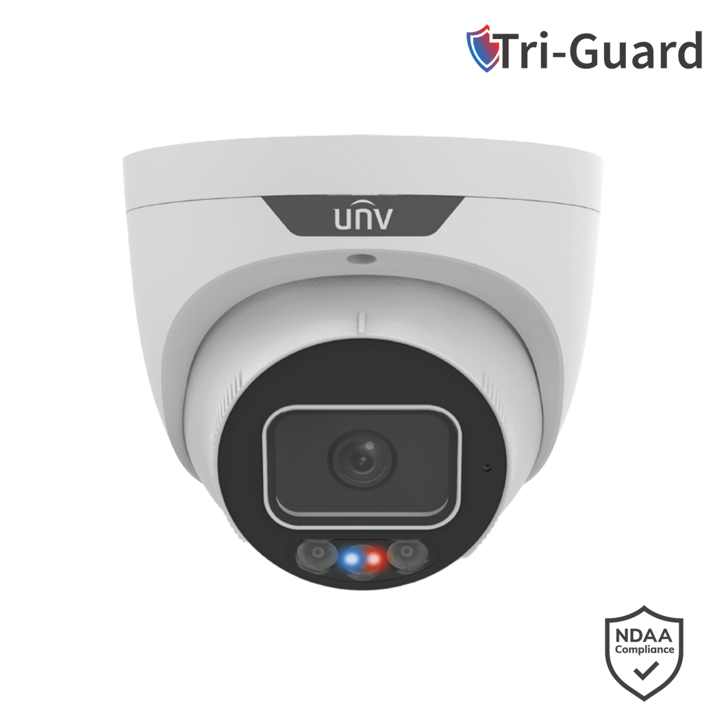 UNV 6MP TRIGUARD TURRET FIXED CAMERA