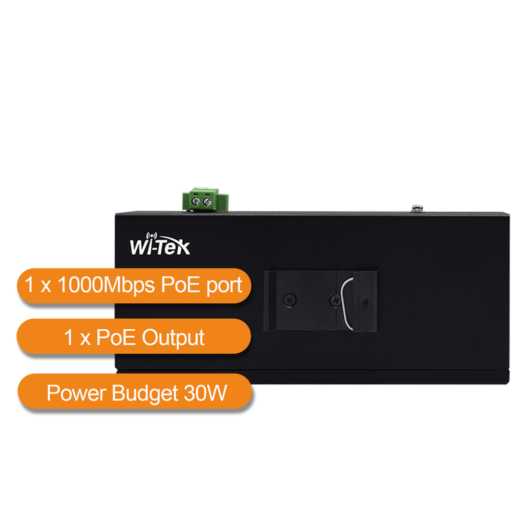 WI-TEK 2 PORTS UPS POE INJECTOR