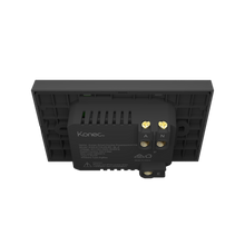Load image into Gallery viewer, Konec Double Socket Power Point Plastic Black
