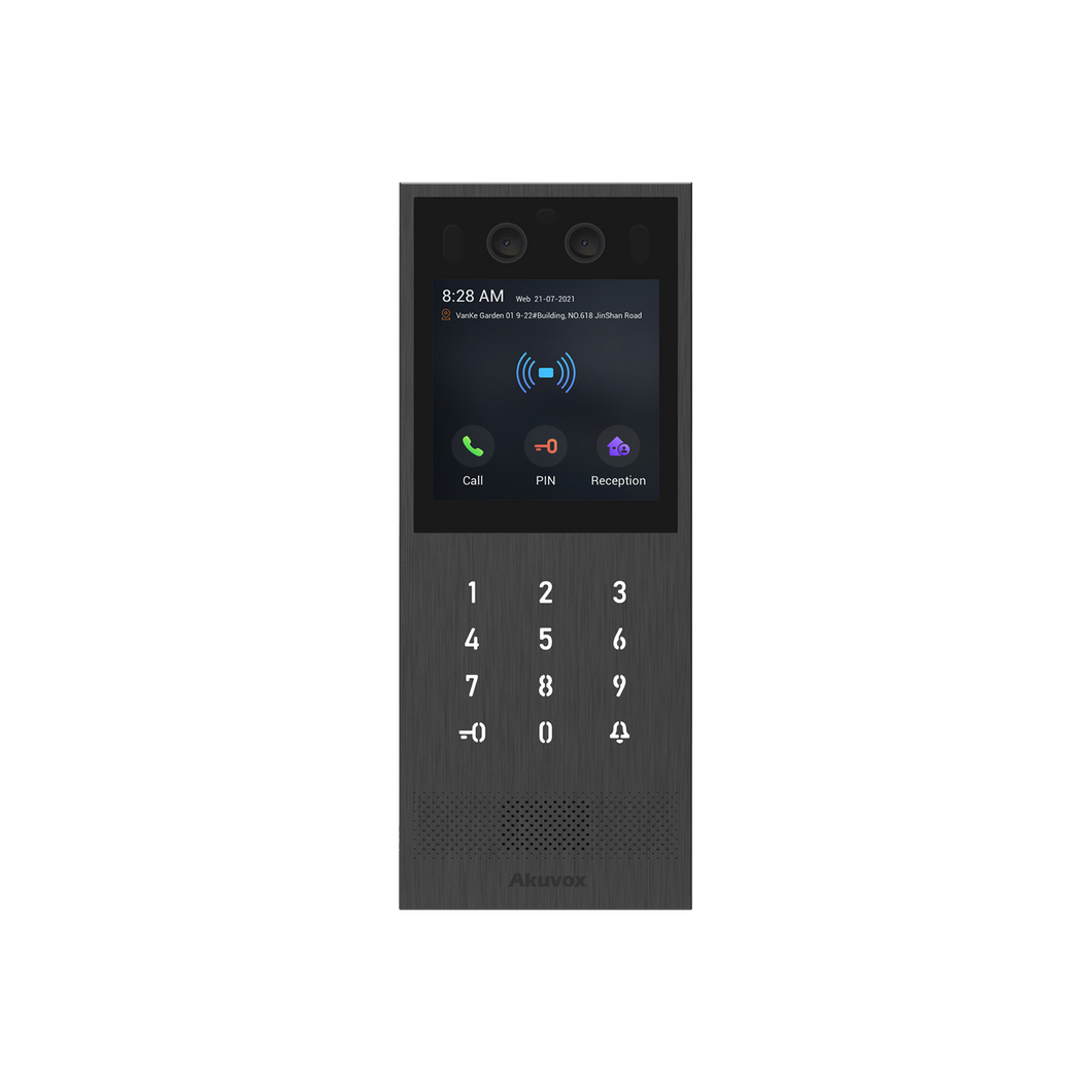 Akuvox 4 INCH TOUCHSCREEN KEYPAD LINUX VIDEO DOOR PHONE