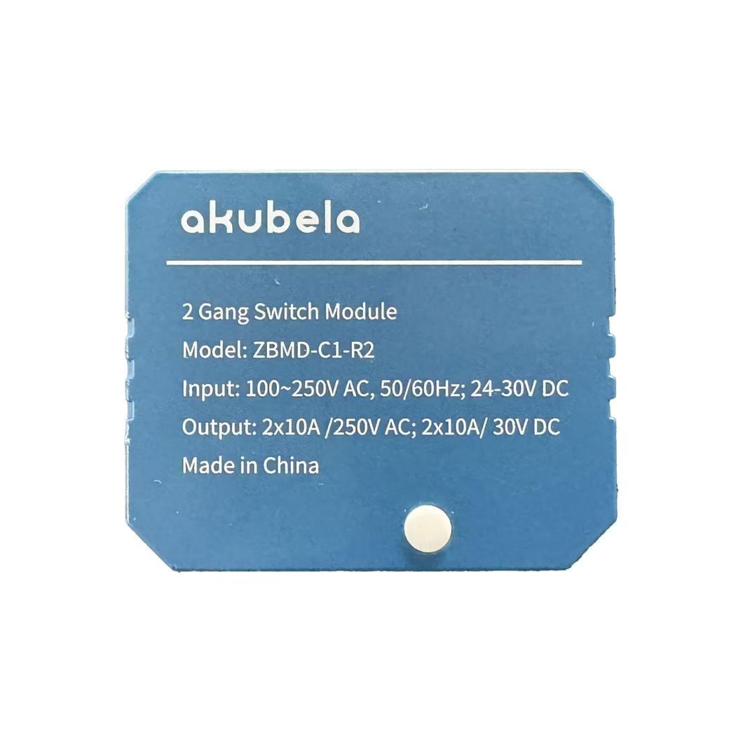Akubela 2 Gang Zigbee Switch Module
